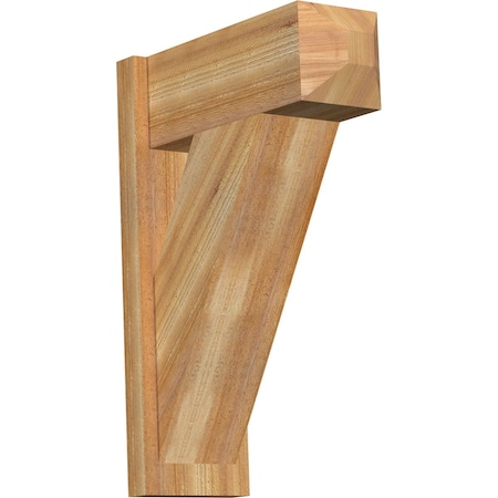 Ekena Millwork Traditional Rough Sawn Craftsman Outlooker, Western Red Cedar, 8"W x 20"D x 28"H OUT08X20X28TRA04RWR